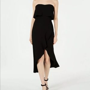 Xscape Crepe Bustier Ruffle Dress MSRP $219 Size 4 and 8